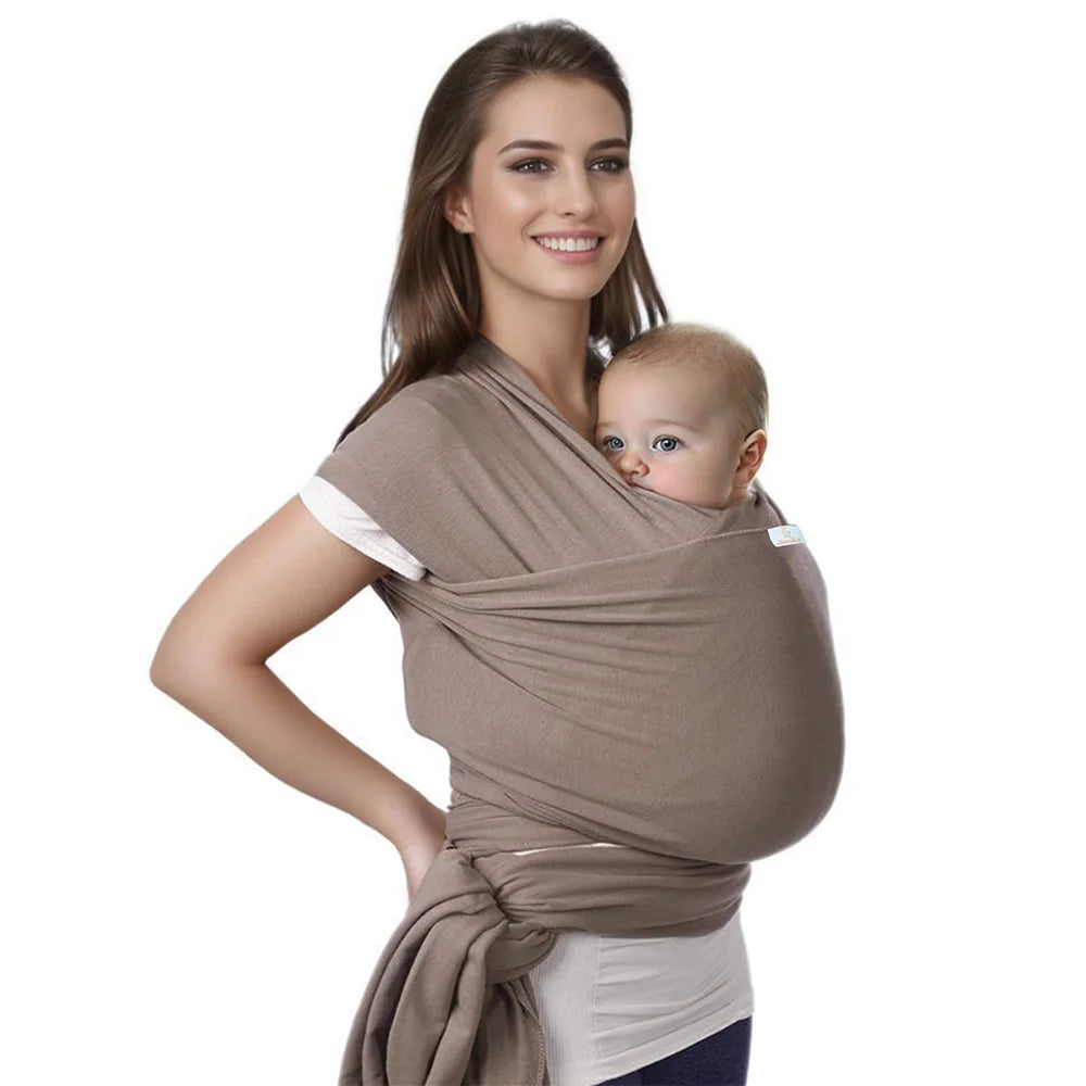 Premium Baby Wrap Carrier - Soft Cotton Newborn Sling