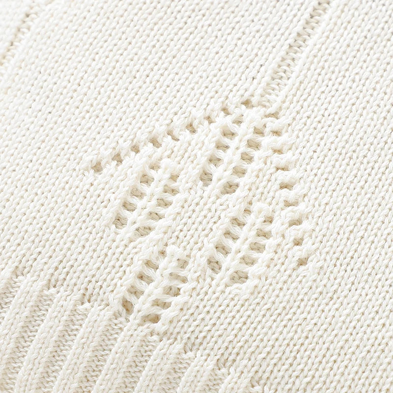 Pure Comfort Solid Cotton Baby Blanket - Soft Security Swaddle