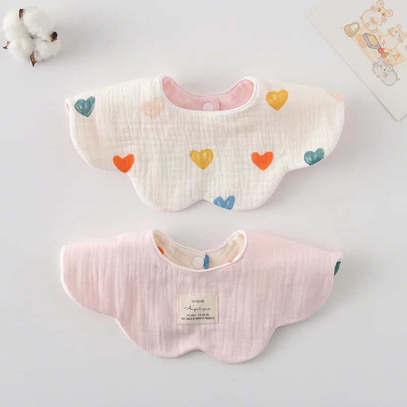 Adorable Cotton Baby Bibs - 38 Fun Cartoon Designs | Mess-Free Mealtime Magic