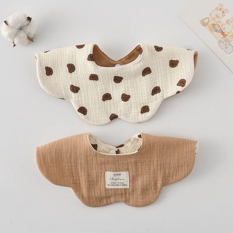 Adorable Cotton Baby Bibs - 38 Fun Cartoon Designs | Mess-Free Mealtime Magic