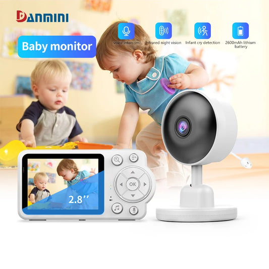 Smart Baby Monitor with Two-Way Audio & Night Vision Camera