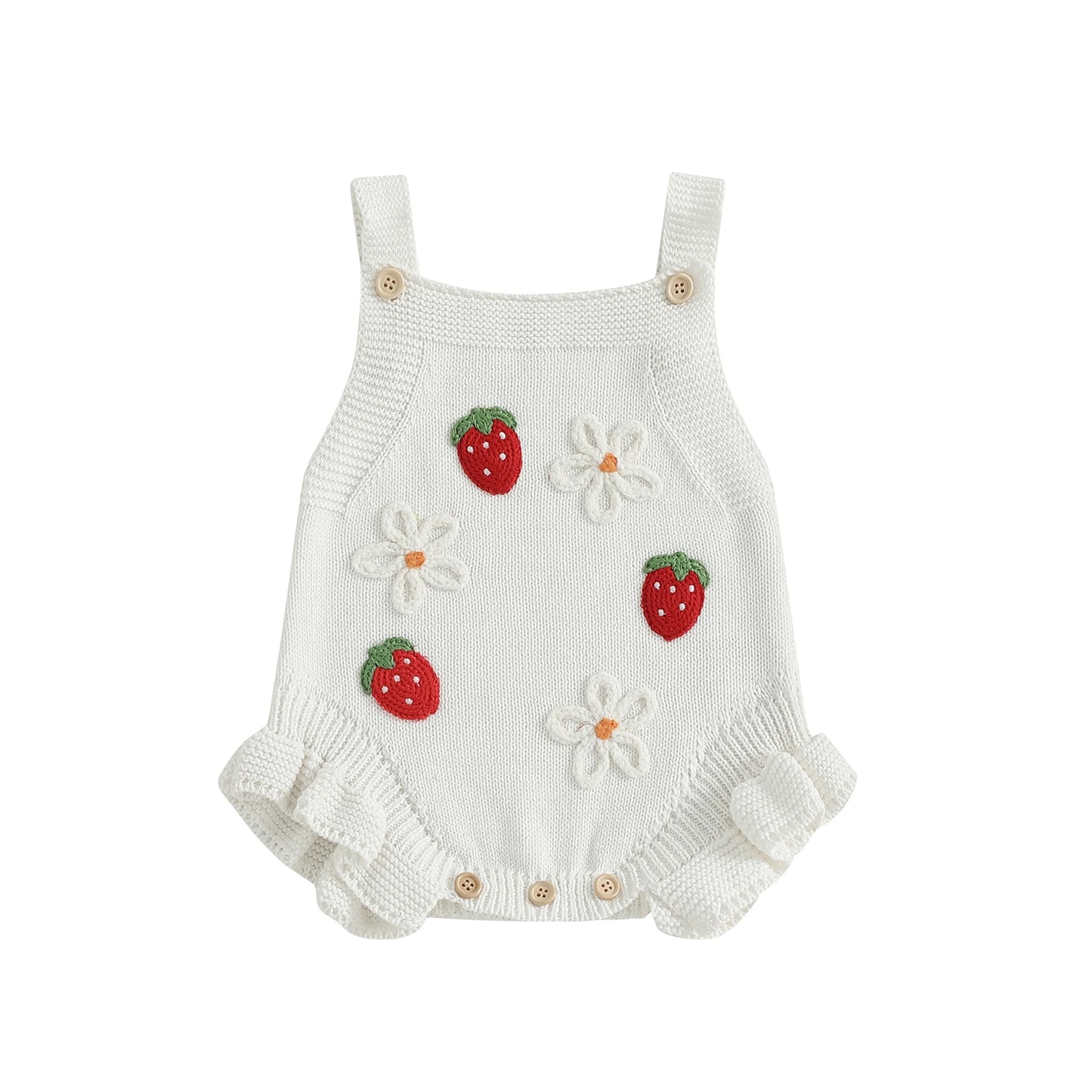Strawberry Dreams Knit Romper - Baby Girls & Boys