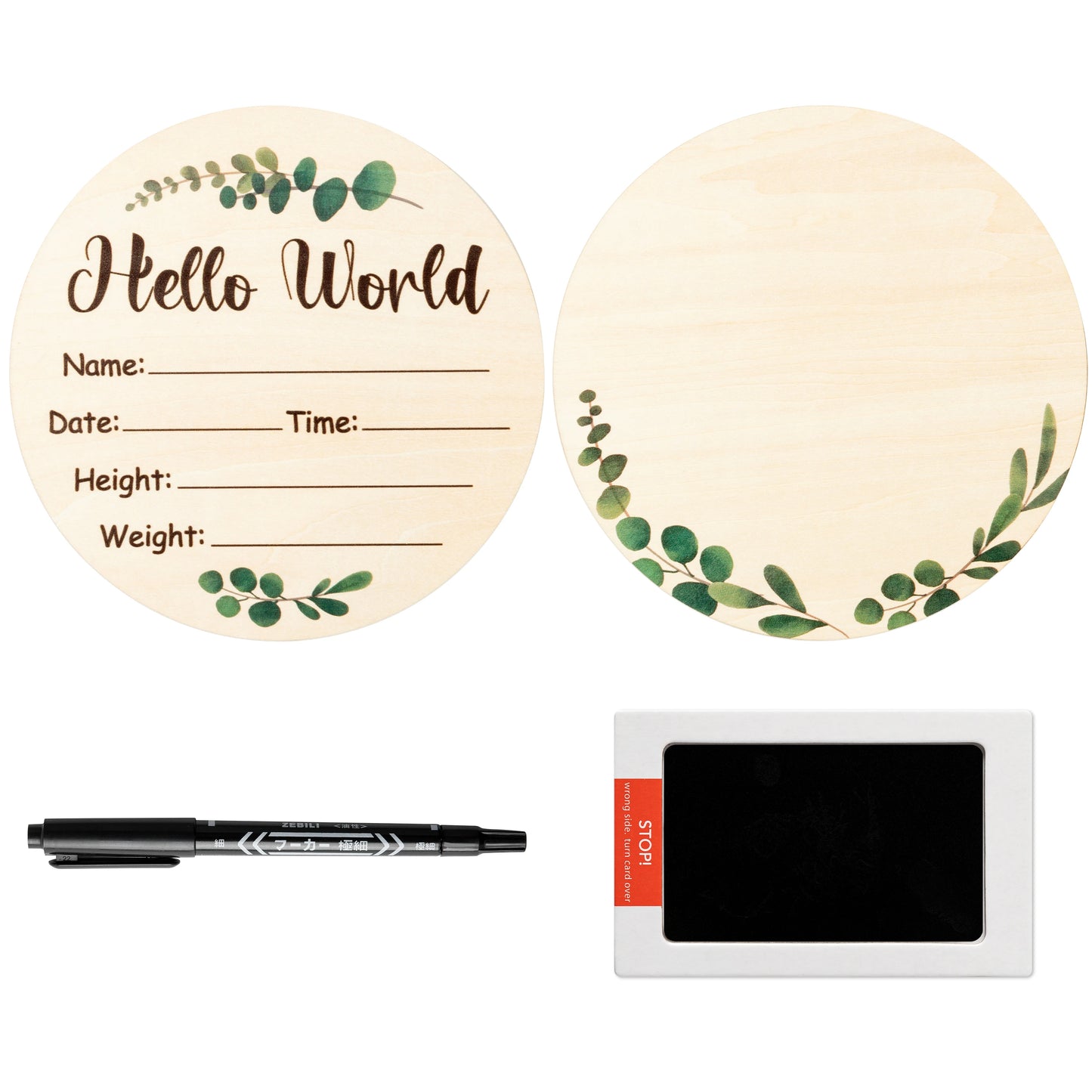 Birth Memorial Sign - Wooden Nursery Room Decor