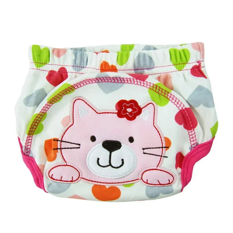 Eco-Friendly Reusable Baby Cloth Diapers - Soft Cotton Training Pants