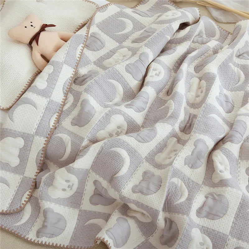 Snuggle Bunny Baby Blanket - Cotton Comfort for Sweet Dreams