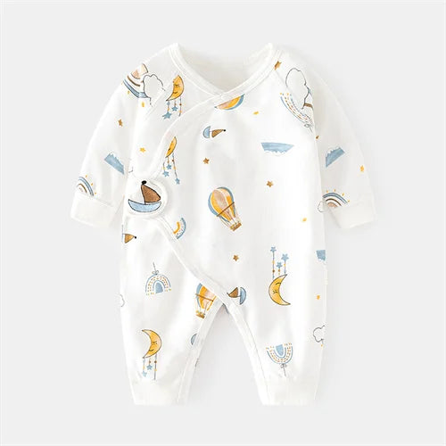 Soft Cotton Jumpsuit for Newborn Boys & Girls (0-6M)