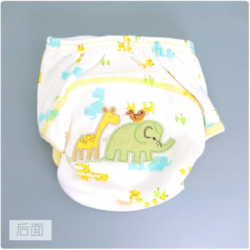Eco-Friendly Reusable Baby Cloth Diapers - Soft Cotton Training Pants