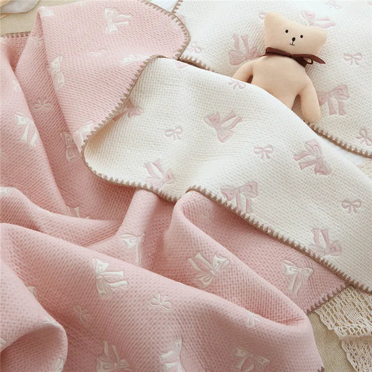Snuggle Bunny Baby Blanket - Cotton Comfort for Sweet Dreams