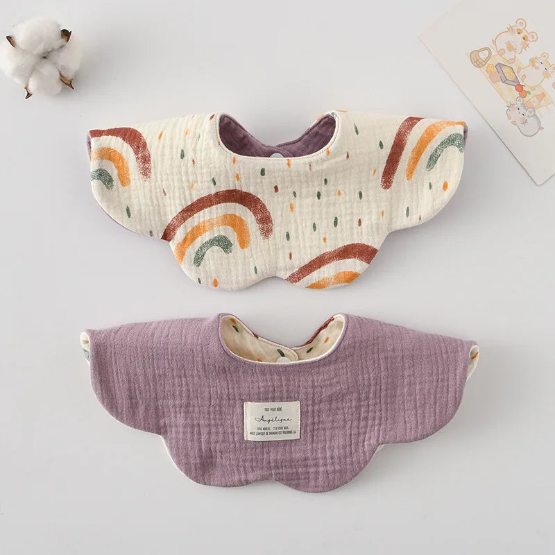 Adorable Cotton Baby Bibs - 38 Fun Cartoon Designs | Mess-Free Mealtime Magic