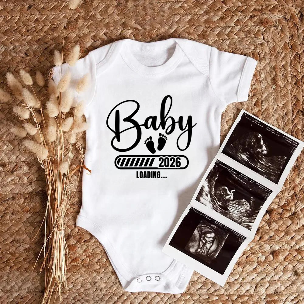 Baby Loading 2026 - Pregnancy Announcement Onesie