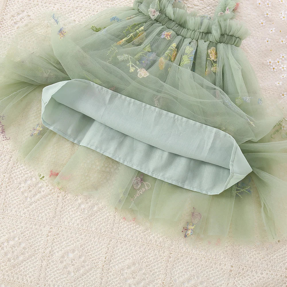 Toddler Tulle Princess Dress - Girls Summer Party Dress