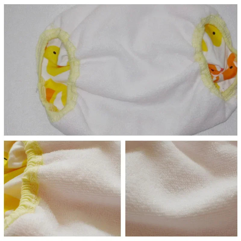 Eco-Friendly Reusable Baby Cloth Diapers - Soft Cotton Training Pants