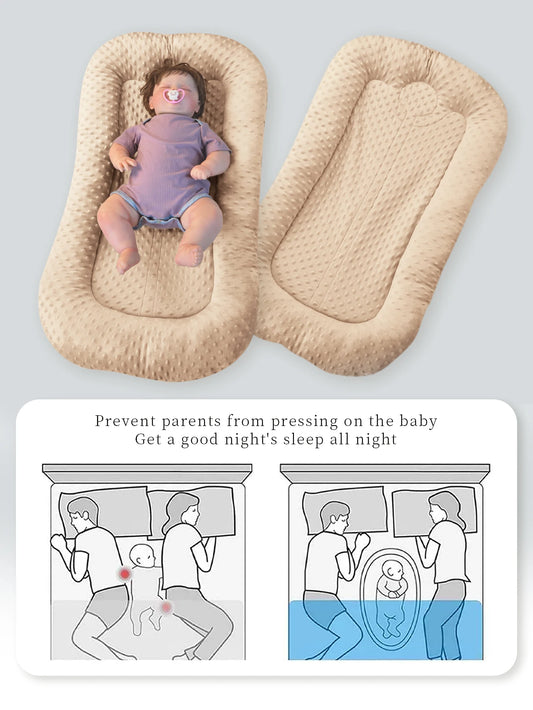 Pure Cuddle Portable Baby Nest - 3D Bionic Comfort Travel Bed