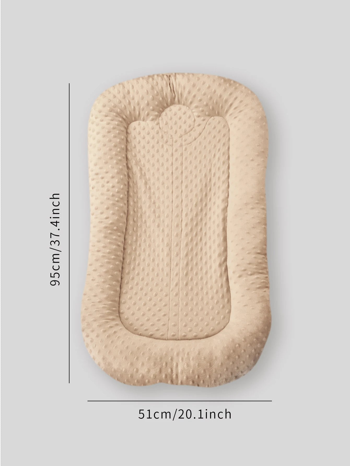 Pure Cuddle Portable Baby Nest - 3D Bionic Comfort Travel Bed