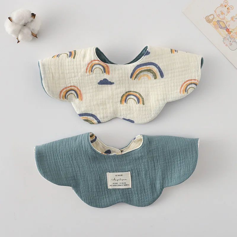 Adorable Cotton Baby Bibs - 38 Fun Cartoon Designs | Mess-Free Mealtime Magic