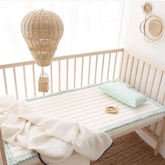 Handwoven Rattan Hot Air Balloon - Nursery Wall Decor