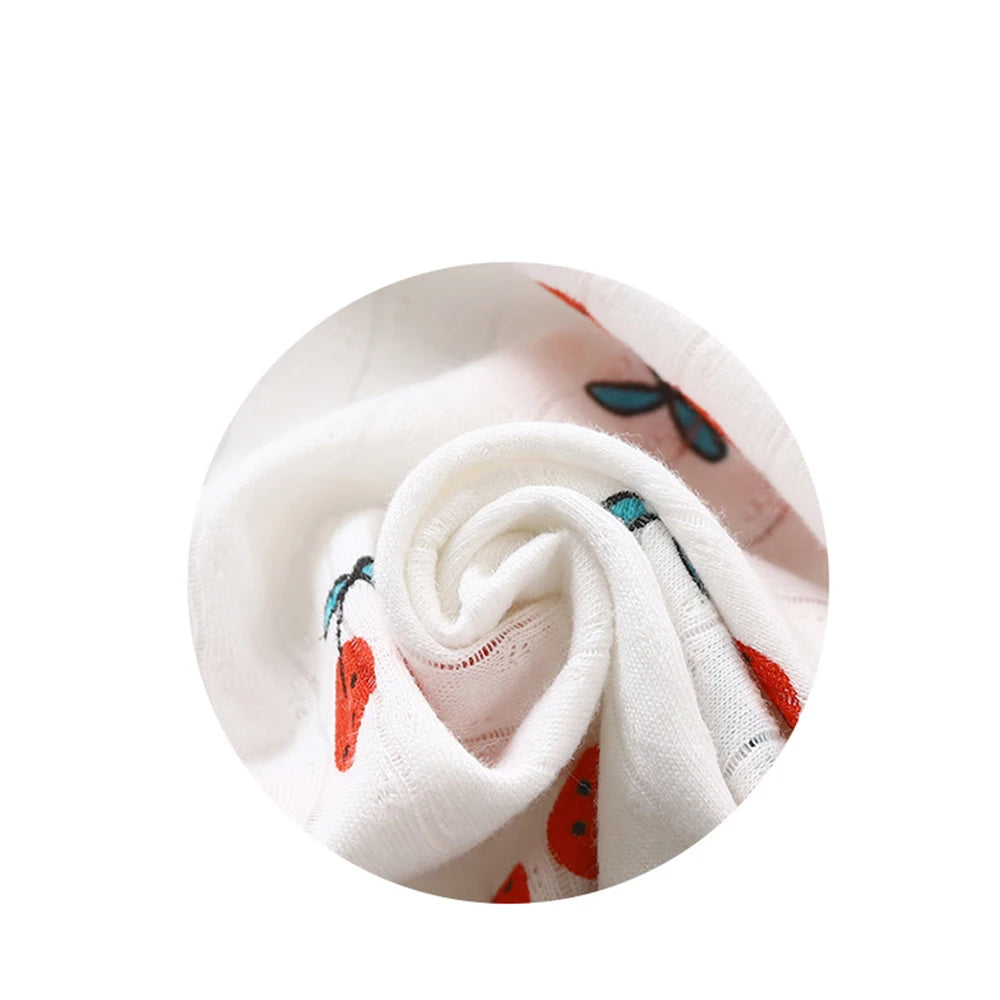 Soft Cotton Baby Pajama Set - Long Sleeve Cartoon Sleepwear