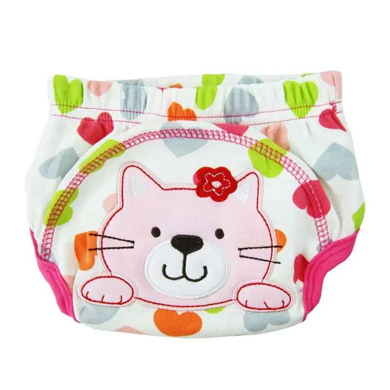 Eco-Friendly Reusable Baby Cloth Diapers - Soft Cotton Training Pants