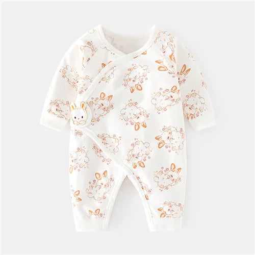 Soft Cotton Jumpsuit for Newborn Boys & Girls (0-6M)