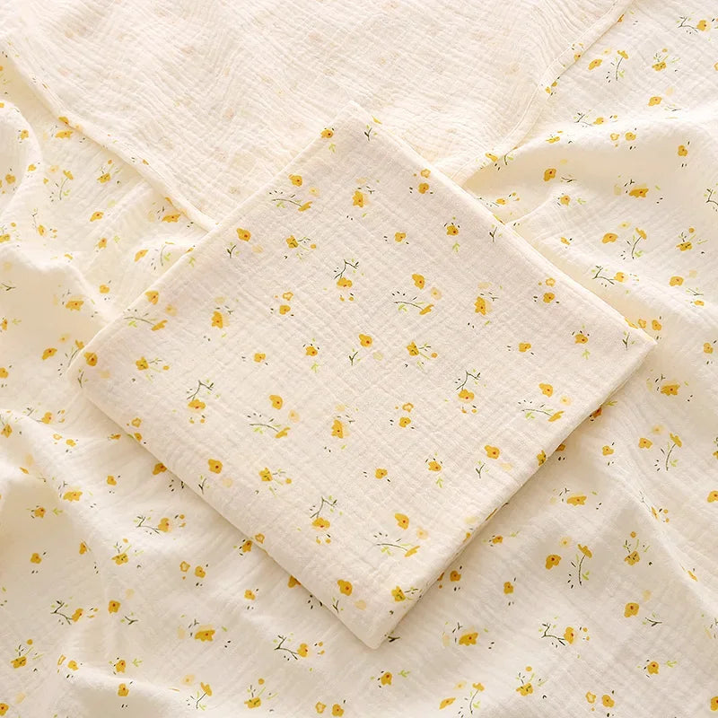 Little Dreams Premium Cotton Muslin Baby Blanket - Ultra-Soft Receiving Blanket