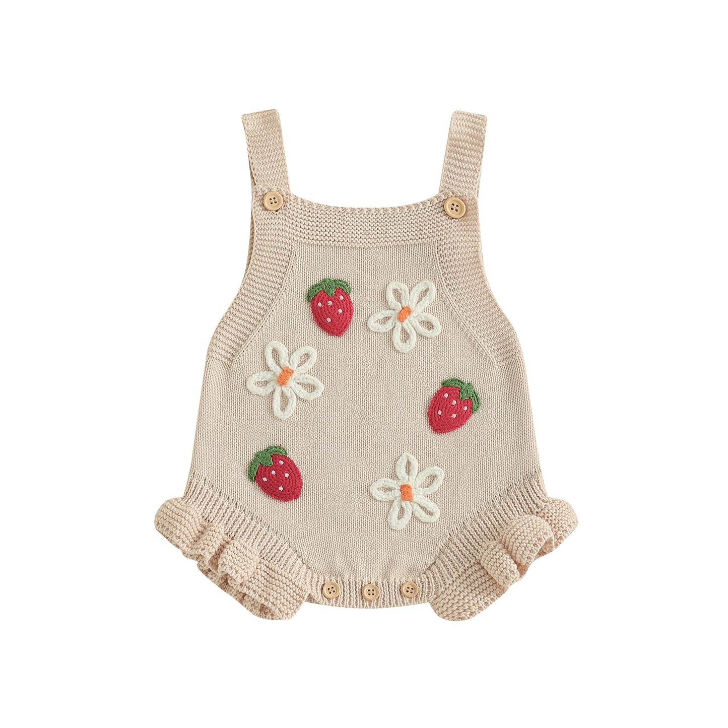 Strawberry Dreams Knit Romper - Baby Girls & Boys