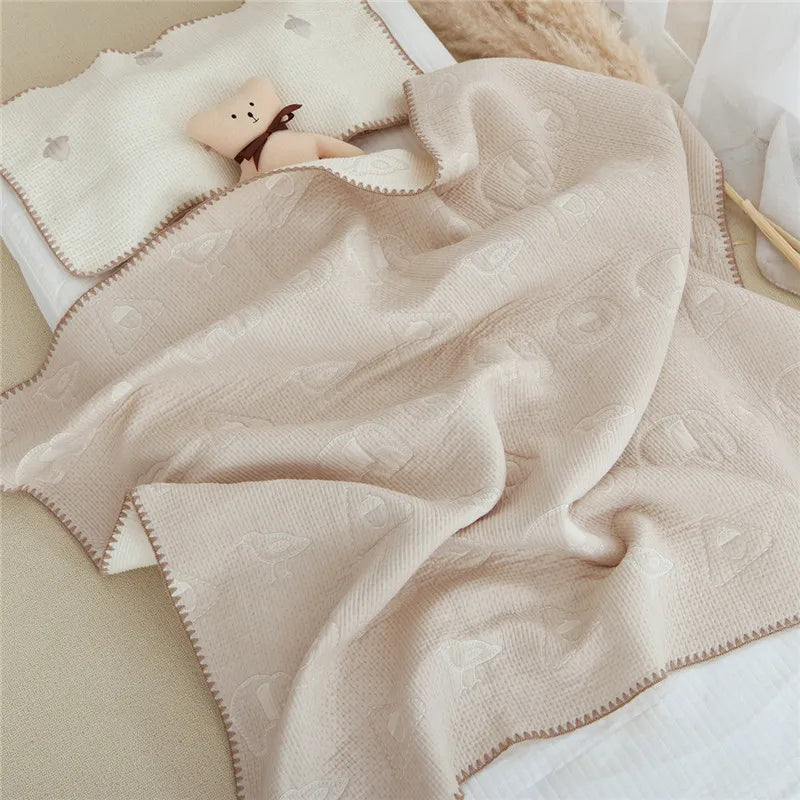 Snuggle Bunny Baby Blanket - Cotton Comfort for Sweet Dreams