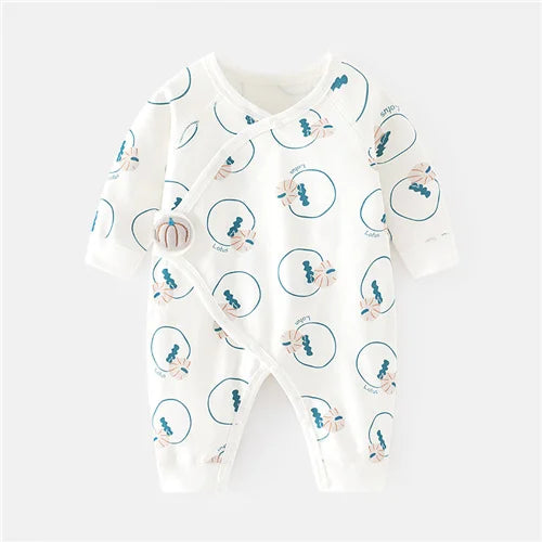Soft Cotton Jumpsuit for Newborn Boys & Girls (0-6M)
