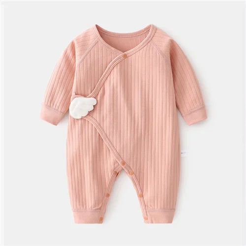 Soft Cotton Jumpsuit for Newborn Boys & Girls (0-6M)