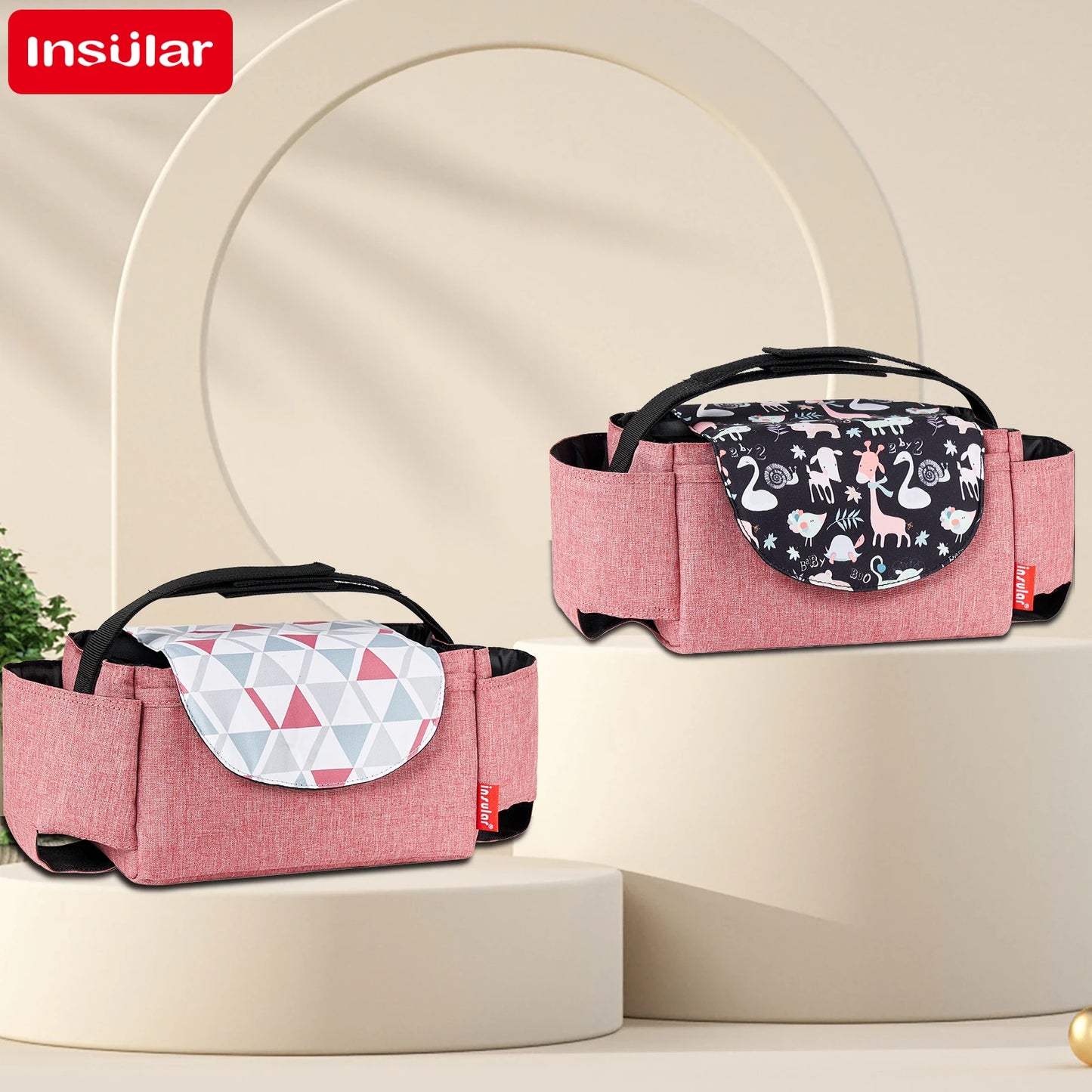 Cute Print Insulated Diaper Bag - Perfect Baby Storage Solution