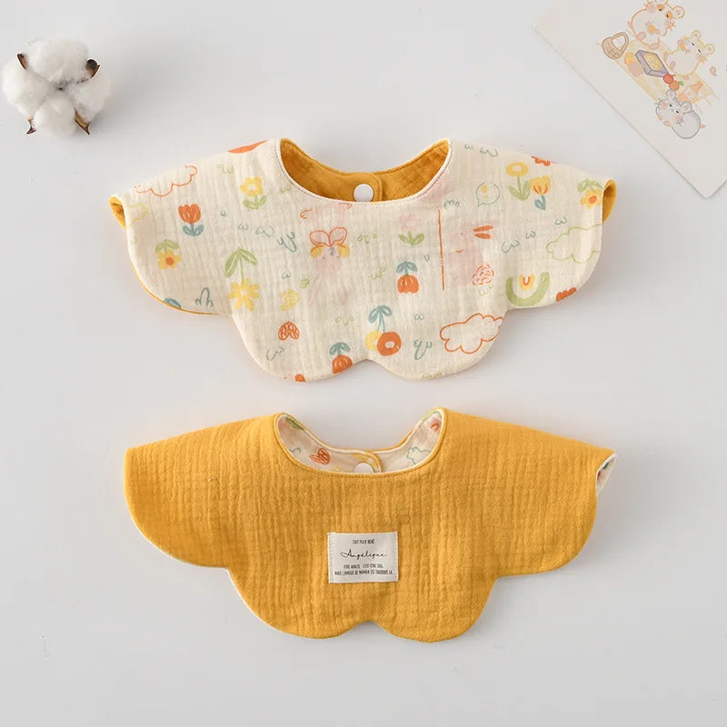 Adorable Cotton Baby Bibs - 38 Fun Cartoon Designs | Mess-Free Mealtime Magic