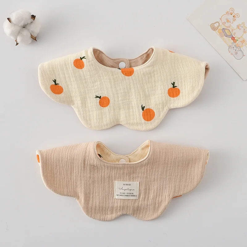 Adorable Cotton Baby Bibs - 38 Fun Cartoon Designs | Mess-Free Mealtime Magic