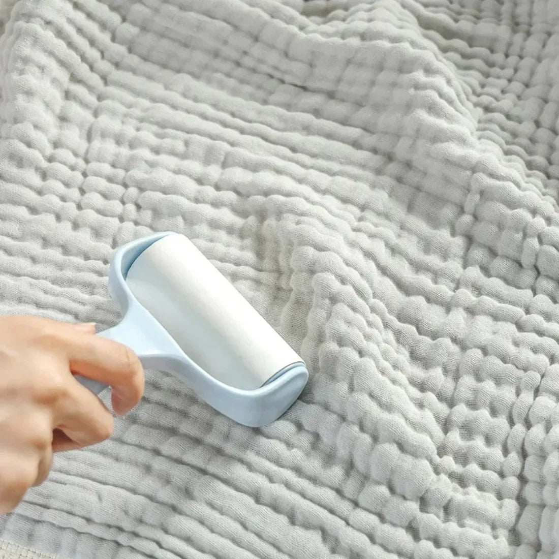 Luxurious 6-Layer Muslin Baby Bath Towel - Ultra Soft Cotton Swaddle Blanket