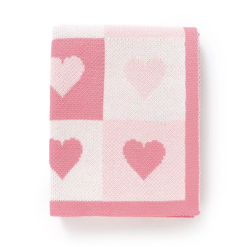 Premium Knitted Baby Blanket - Ultra-Soft Organic Cotton Wrap (70×90cm)