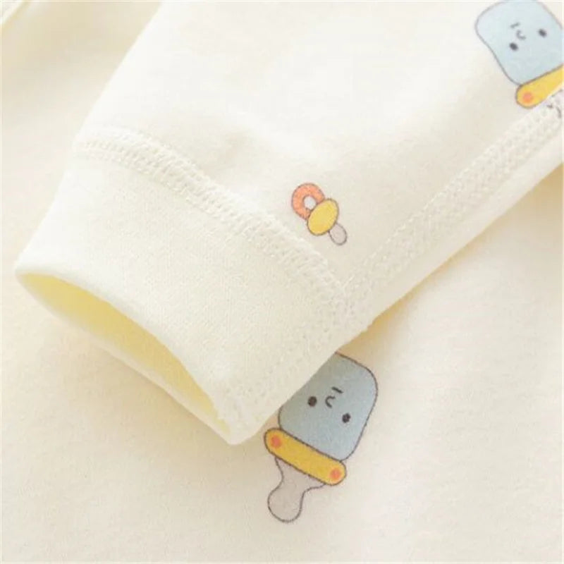 Soft Cotton Jumpsuit for Newborn Boys & Girls (0-6M)