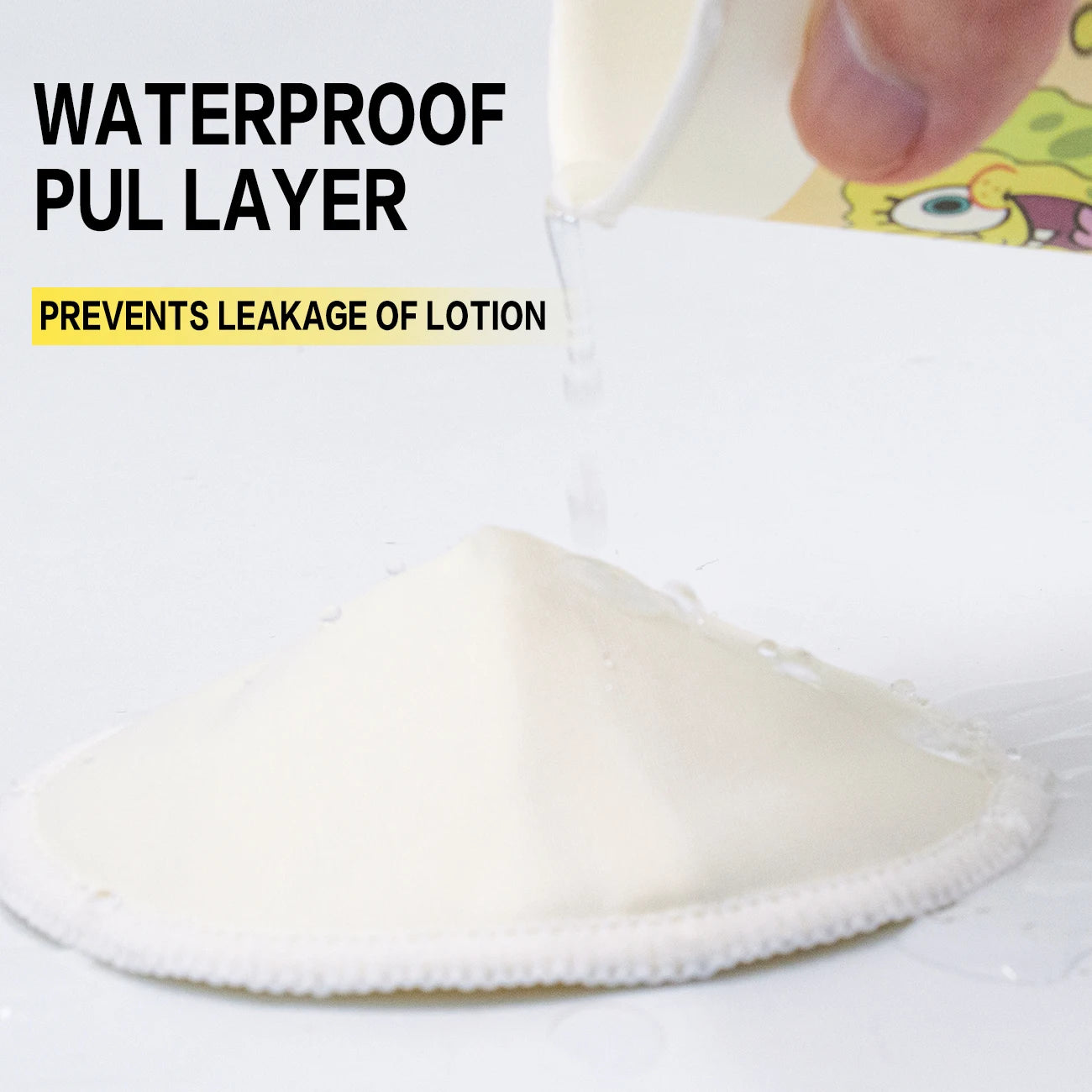 Organic Bamboo Nursing Pads - Ultra-Soft Reusable Breast Pads (2-Pcs)