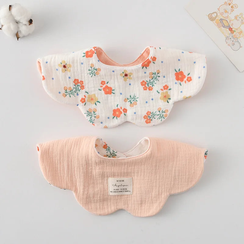 Adorable Cotton Baby Bibs - 38 Fun Cartoon Designs | Mess-Free Mealtime Magic