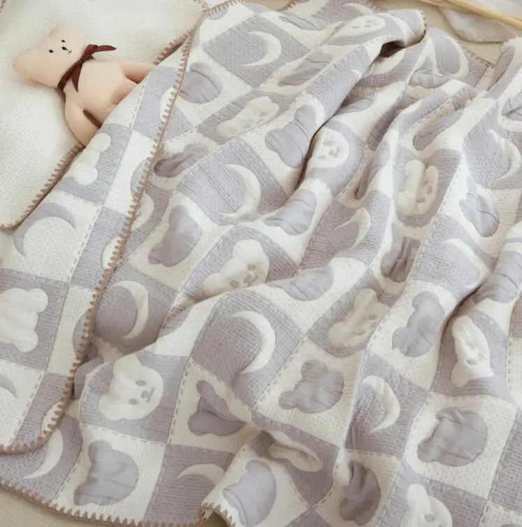Snuggle Bunny Baby Blanket - Cotton Comfort for Sweet Dreams