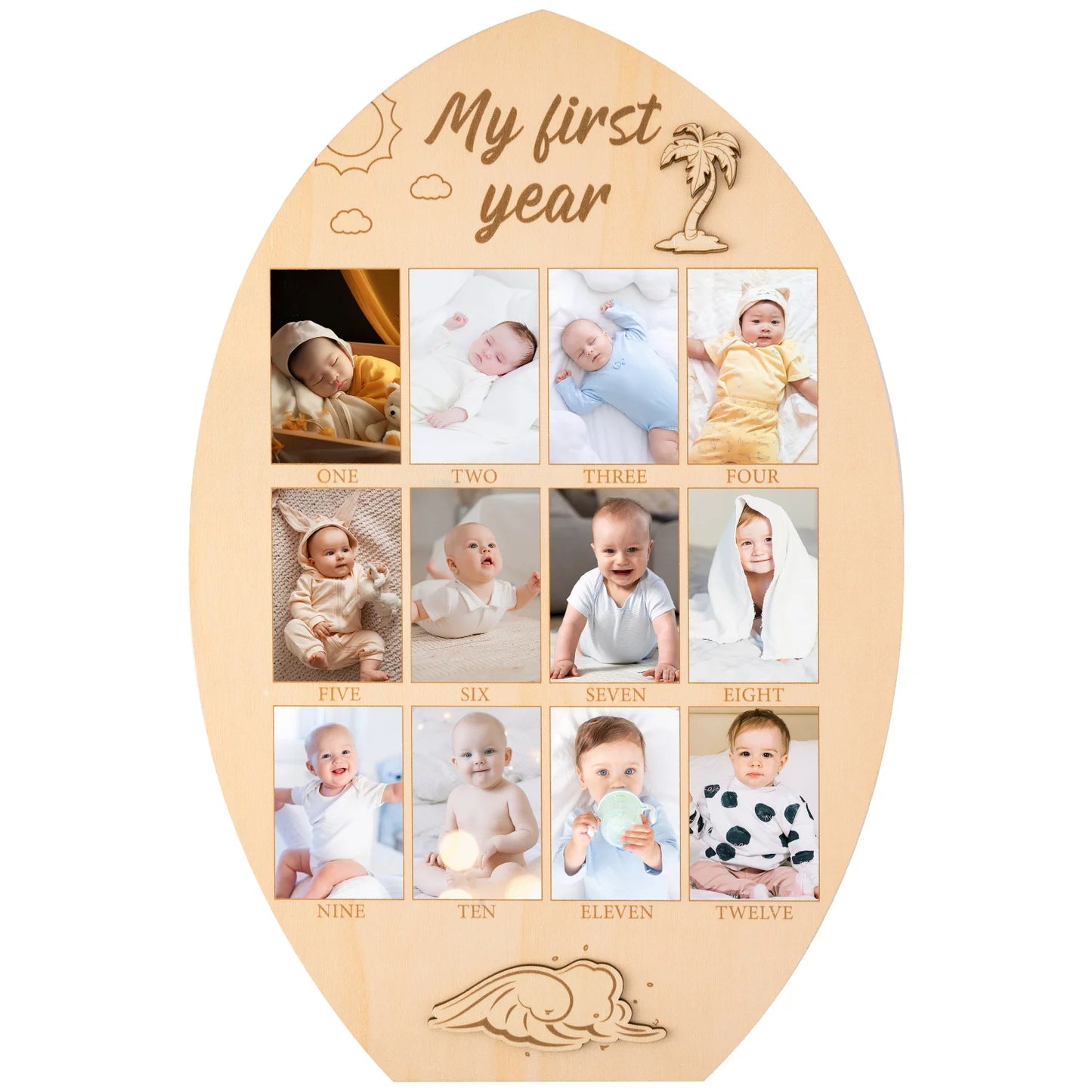 Birth Memorial Sign - Wooden Nursery Room Decor