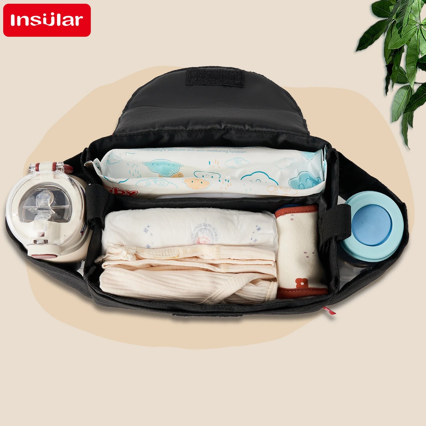 Cute Print Insulated Diaper Bag - Perfect Baby Storage Solution