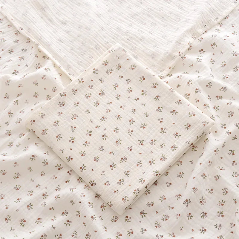 Little Dreams Premium Cotton Muslin Baby Blanket - Ultra-Soft Receiving Blanket