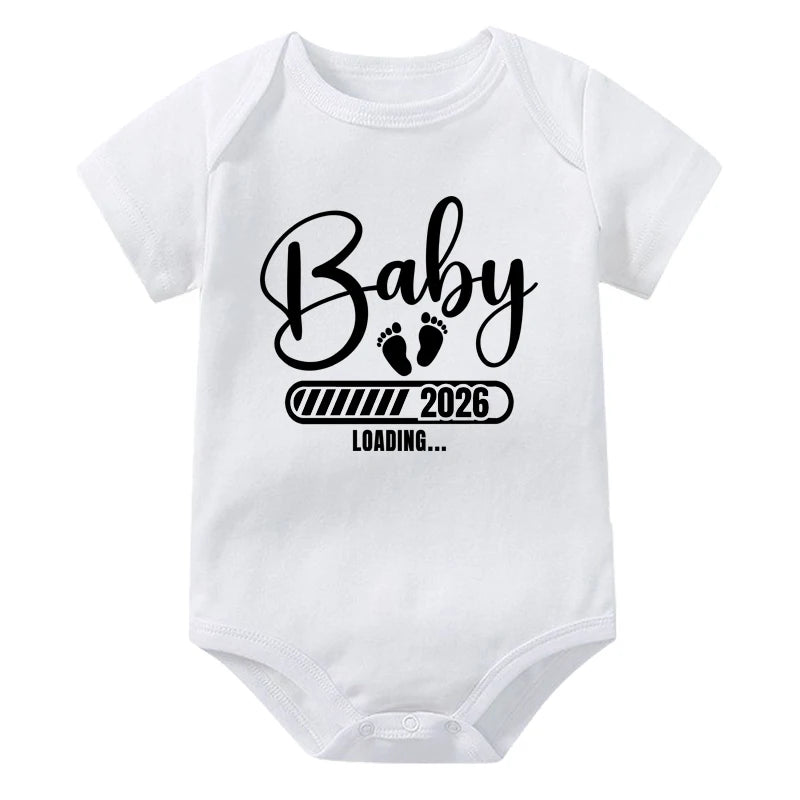 Baby Loading 2026 - Pregnancy Announcement Onesie