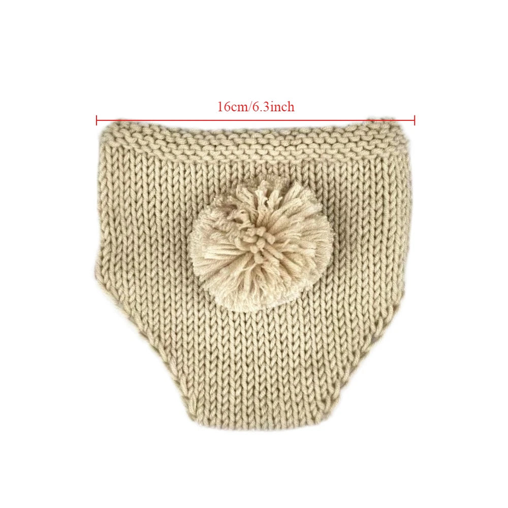 Premium Baby Bunny Photography Set - Handknitted Newborn Costume