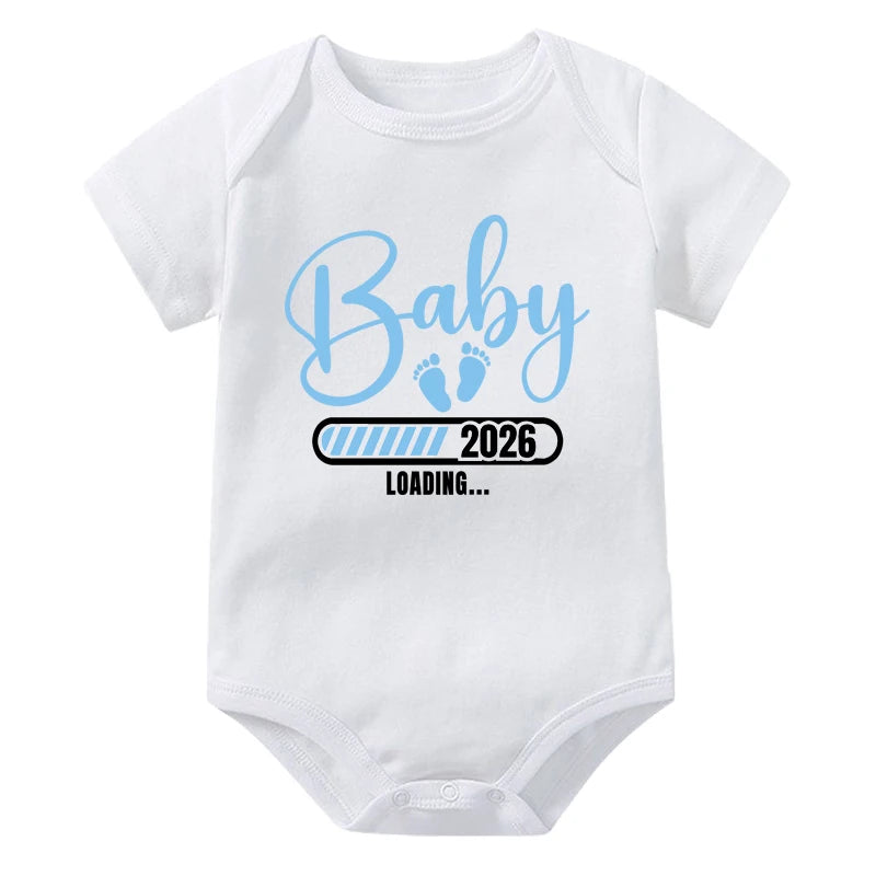 Baby Loading 2026 - Pregnancy Announcement Onesie