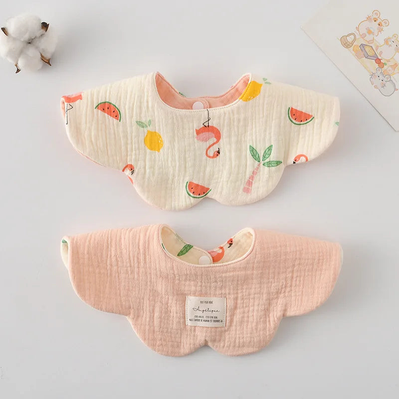 Adorable Cotton Baby Bibs - 38 Fun Cartoon Designs | Mess-Free Mealtime Magic