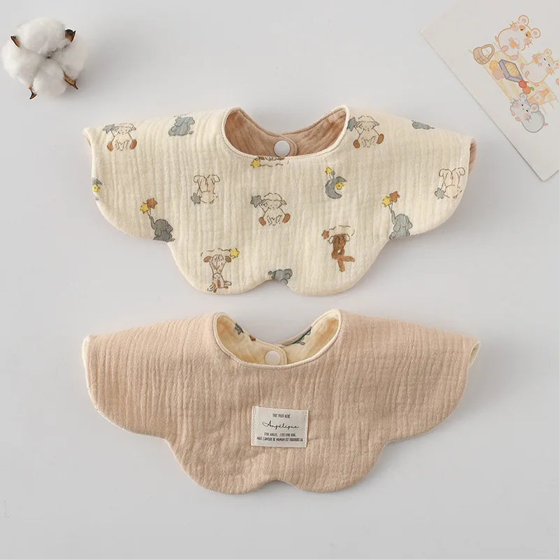 Adorable Cotton Baby Bibs - 38 Fun Cartoon Designs | Mess-Free Mealtime Magic