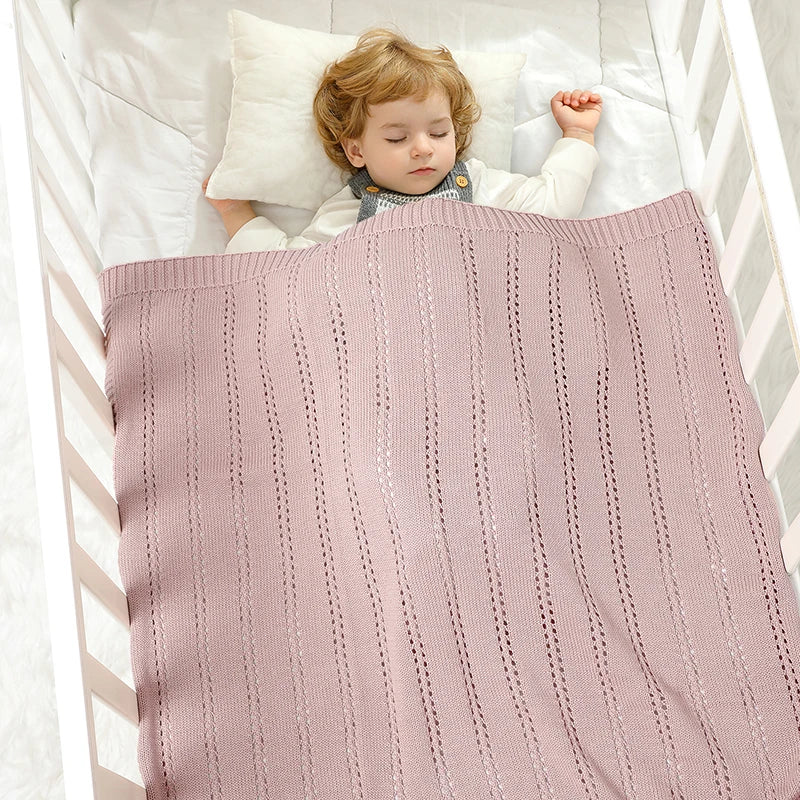 Little Stripes, Big Dreams Baby Blanket