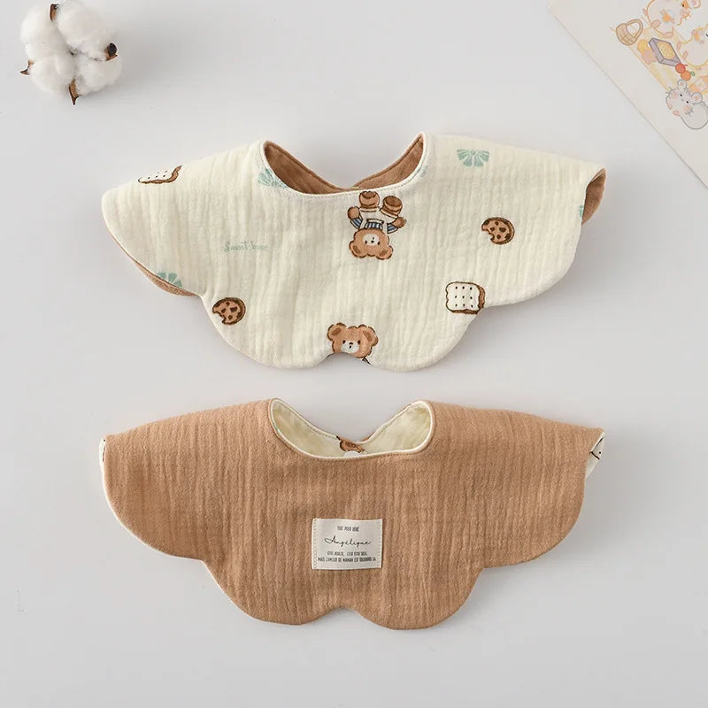 Adorable Cotton Baby Bibs - 38 Fun Cartoon Designs | Mess-Free Mealtime Magic