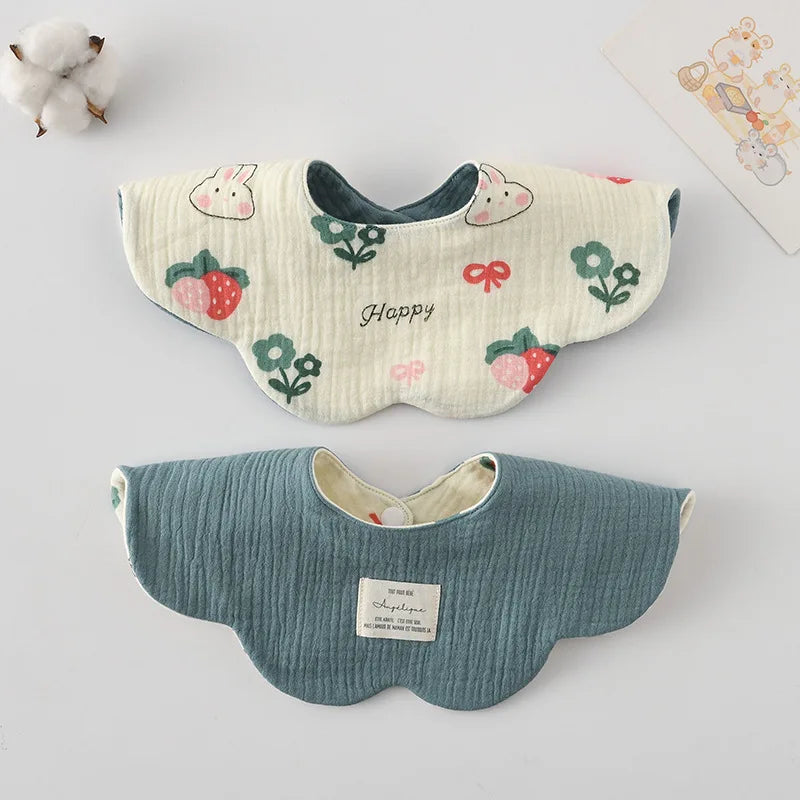 Adorable Cotton Baby Bibs - 38 Fun Cartoon Designs | Mess-Free Mealtime Magic