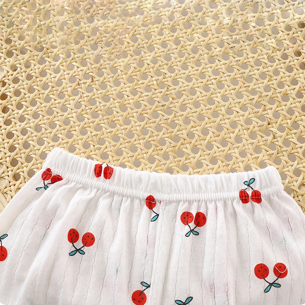 Soft Cotton Baby Pajama Set - Long Sleeve Cartoon Sleepwear