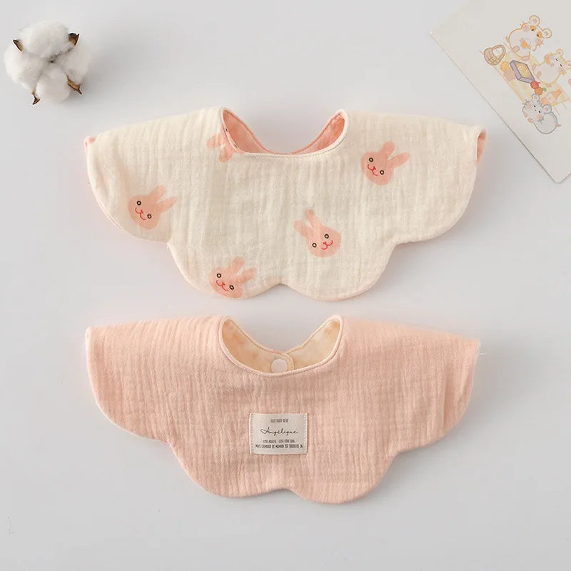 Adorable Cotton Baby Bibs - 38 Fun Cartoon Designs | Mess-Free Mealtime Magic